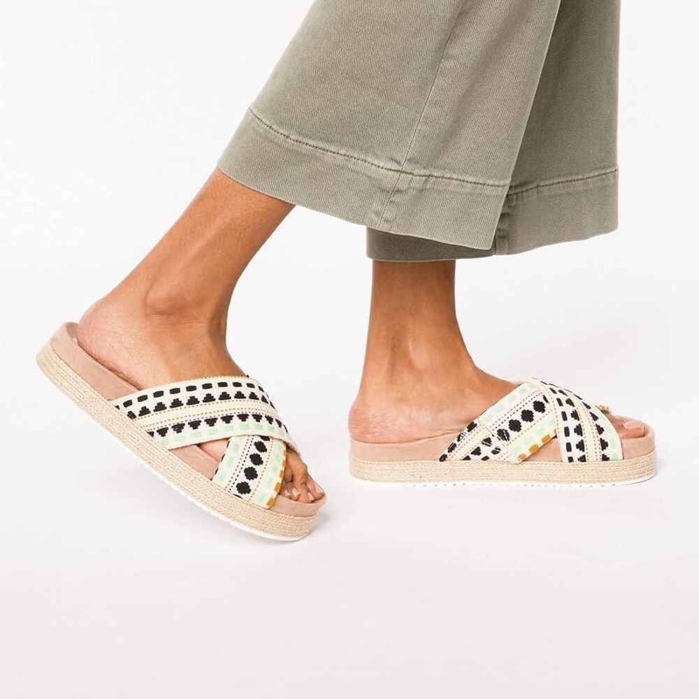 ✨TOMS Women's Paloma Crisscross Platform Sz 9 Sandals✨